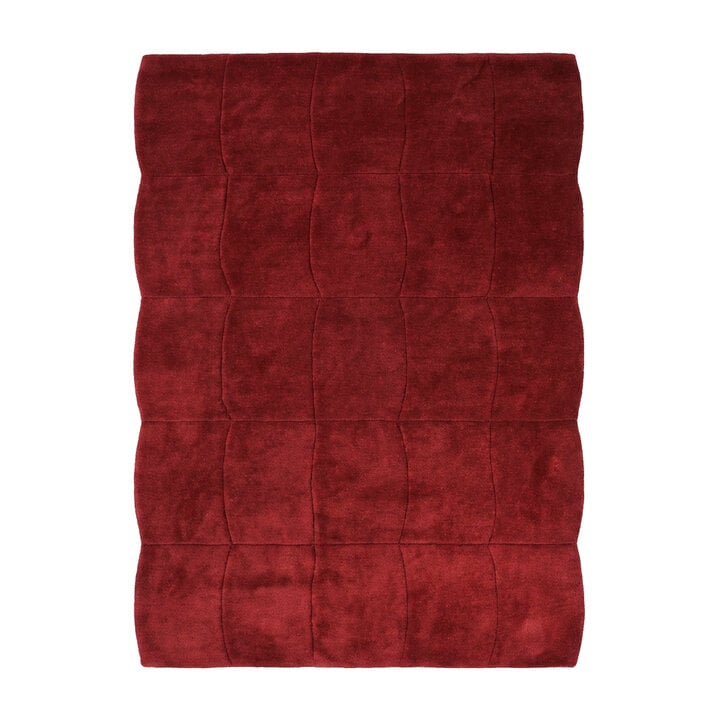 Organisch vloerkleed - Chester Blocks Rood - 1