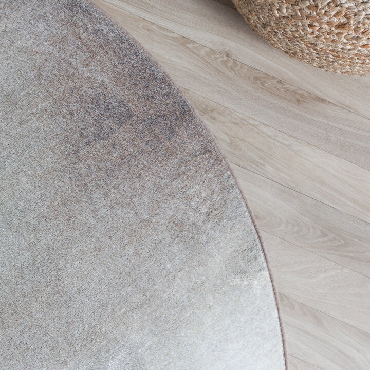 Rond design vloerkleed - Lunara Taupe - 2