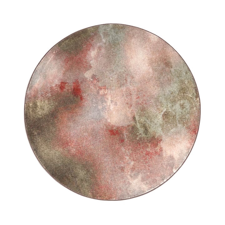 Rond design vloerkleed - Lunara Rood - 1