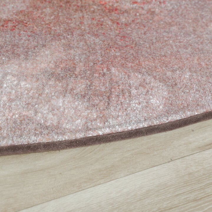 Rond design vloerkleed - Lunara Rood - 5