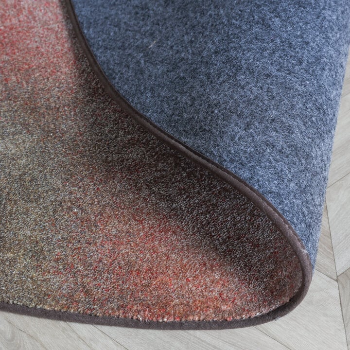 Rond design vloerkleed - Lunara Rood - 6