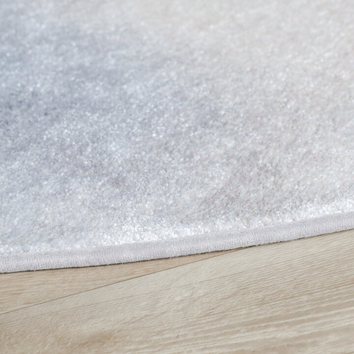 Rond design vloerkleed - Lunara Grijs - 5