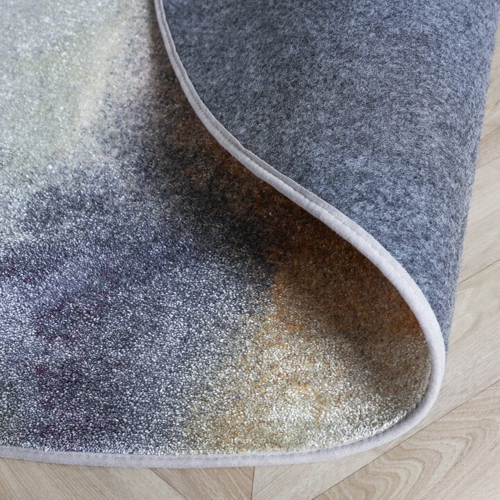 Rond design vloerkleed - Lunara Paars - 6