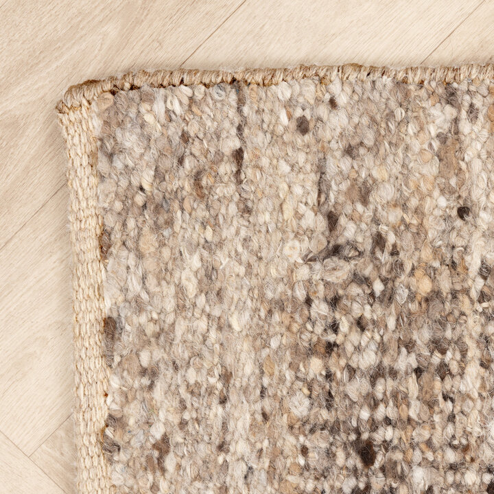 Wollen vloerkleed - Nero Bruin/Gemeleerd  - 5