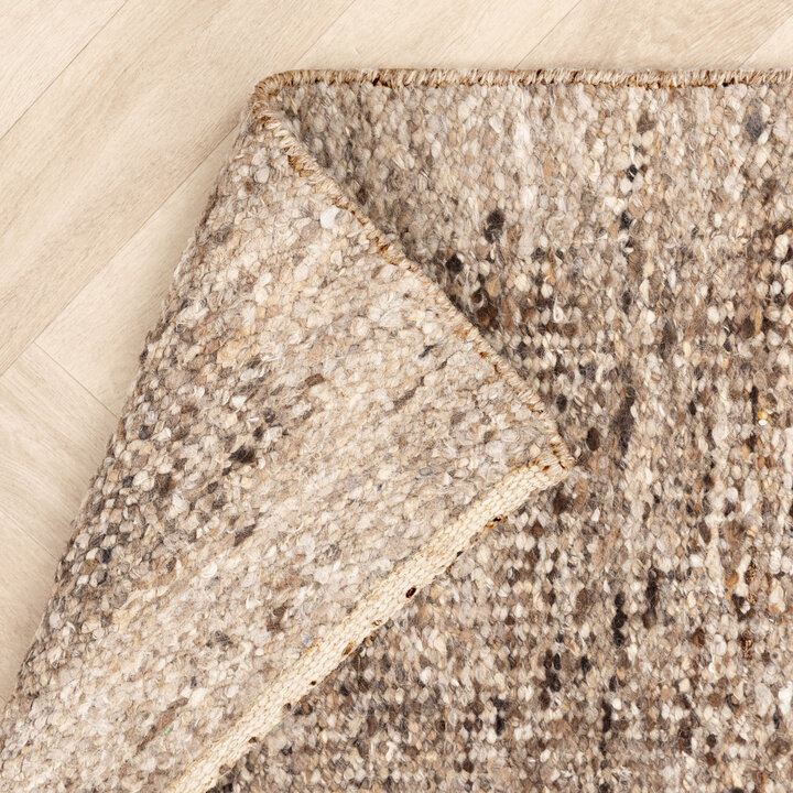 Wollen vloerkleed - Nero Bruin/Gemeleerd  - 7