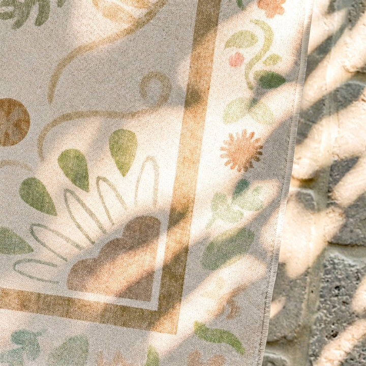 Buitenvloerkleed - Maui Border Wit - 2