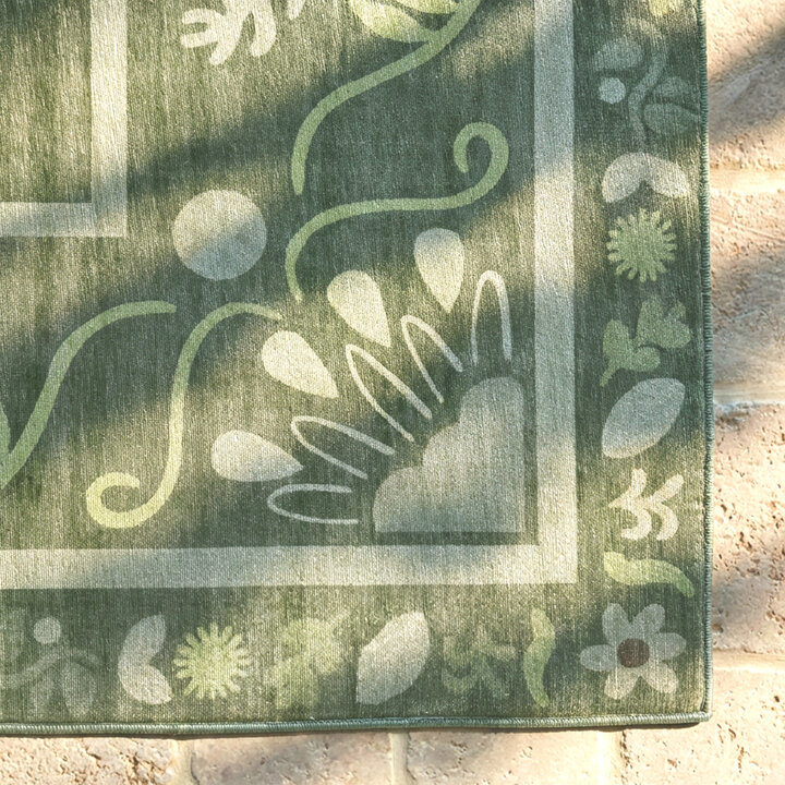 Buitenvloerkleed - Maui Border Groen - 4