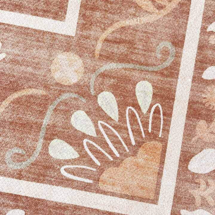 Buitenvloerkleed - Maui Border Terracotta - 3