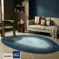 Organisch vloerkleed - Mellow Blauw