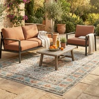 Binnen- en buitenkleed - Kairo Medaillon Creme/Meerkleurig 