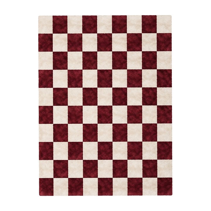Checkerboard vloerkleed - Blox Rood - 1