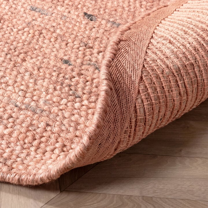 Rond wollen vloerkleed - Feline Terracotta - 5