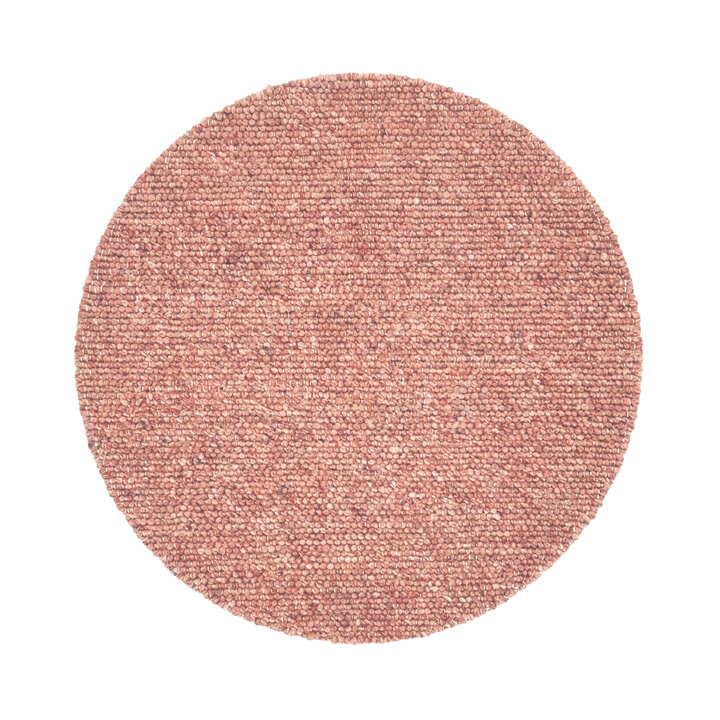 Rond wollen vloerkleed - Feline Terracotta - 1
