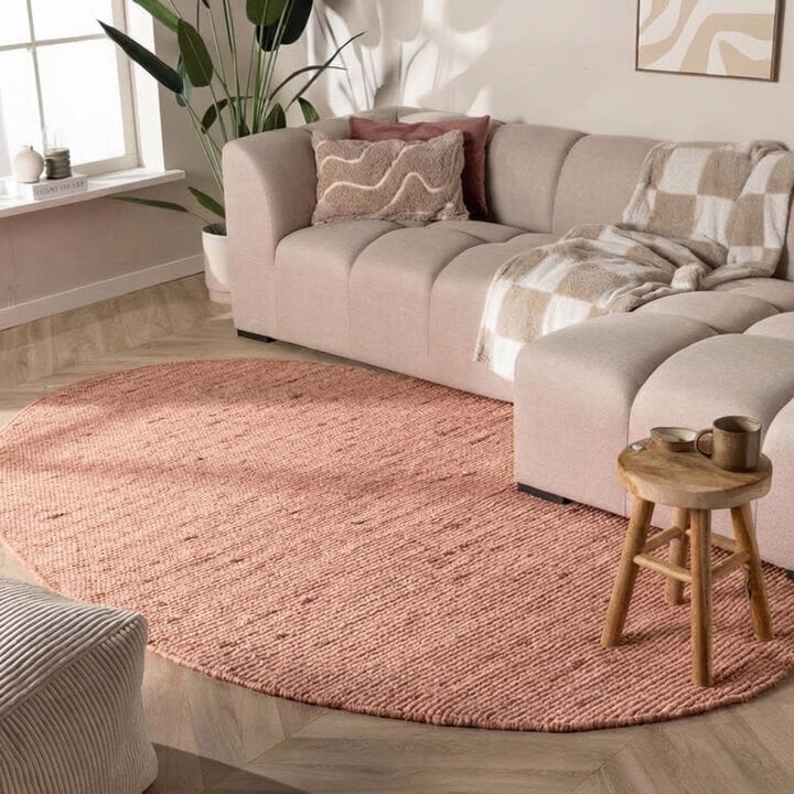 Wollen organisch vloerkleed - Feline Terracotta 