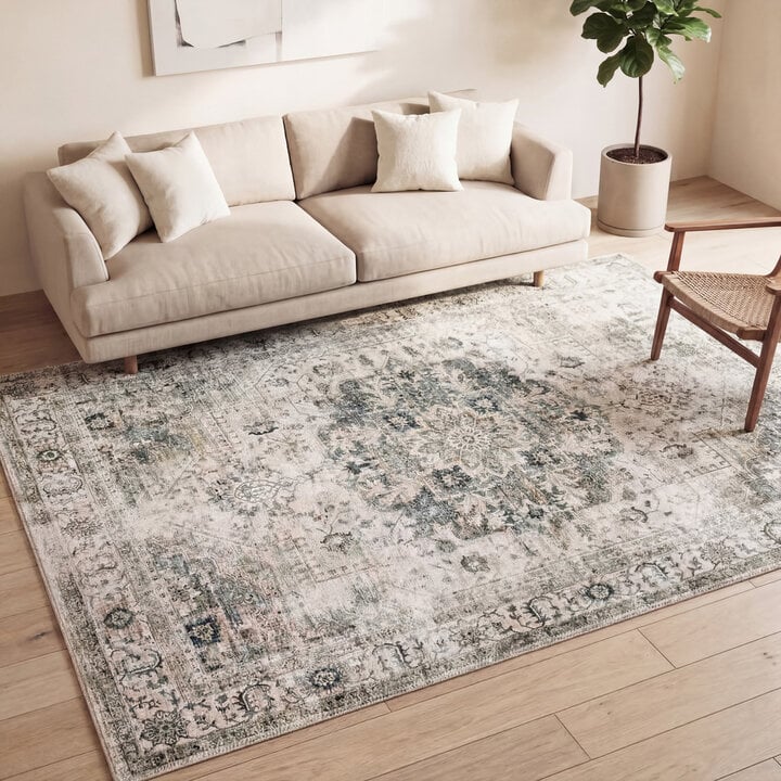 Vintage vloerkleed - Lago Grijs