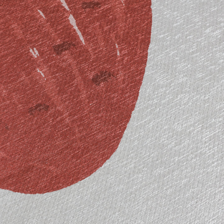 Wasbaar kindervloerkleed - Mick Aarbei Rood - 3