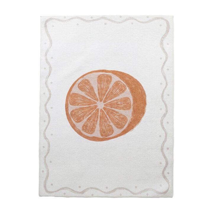 Wasbaar kindervloerkleed - Mick Sinaasappel Oranje - 1