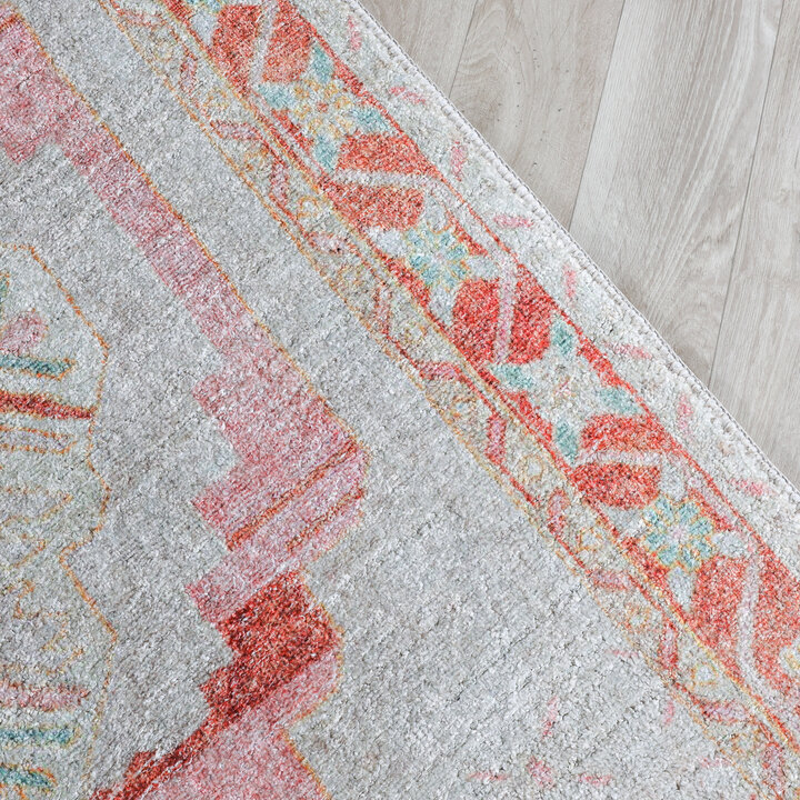 Vintage vloerkleed - Matteo Medaillon Terra/Beige - 2