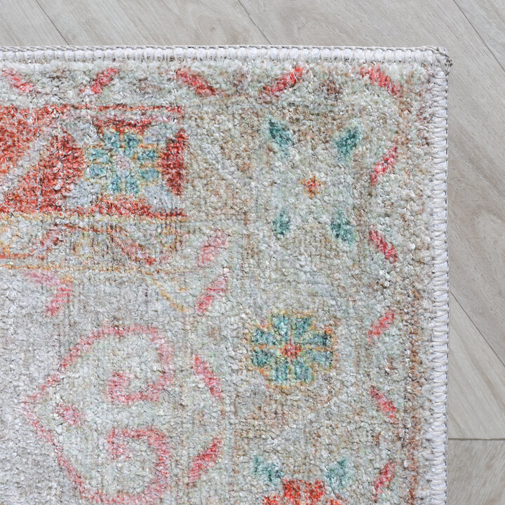 Vintage vloerkleed - Matteo Medaillon Terra/Beige - 4