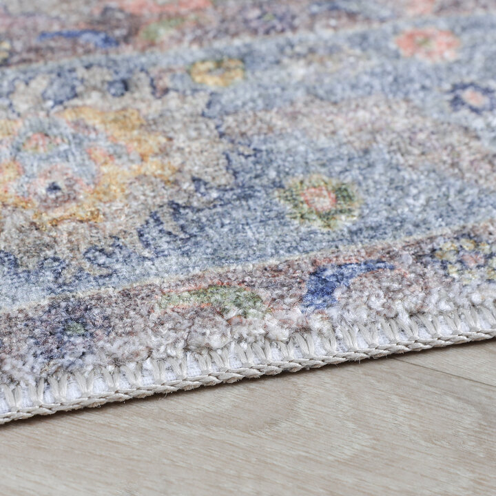 Vintage vloerkleed - Matteo Oriental Blauw/Beige - 5