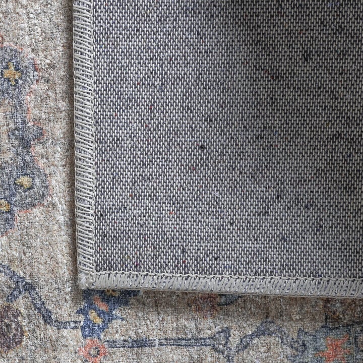 Vintage vloerkleed - Matteo Oriental Blauw/Beige - 6