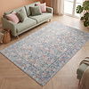 Vintage vloerkleed - Matteo Floral Blauw/Beige - thumbnail