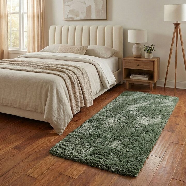 Wasbare loper - Blaze Groen