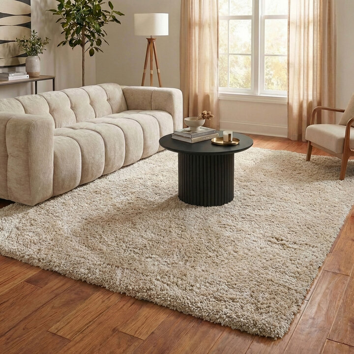 Shaggy vloerkleed - Blaze Beige