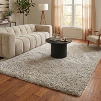 Shaggy vloerkleed - Blaze Beige/Grijs