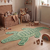 Wasbaar kindervloerkleed - Raf Croco Groen - thumbnail