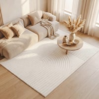 Scandinavisch vloerkleed - Charm Curves Wit