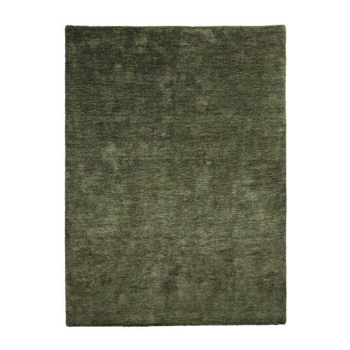 Wollen vloerkleed - Leone Groen - 1