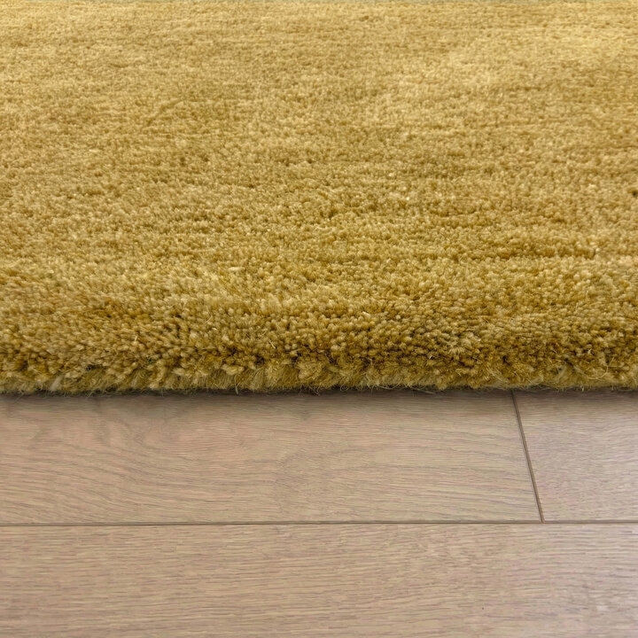 Rond wollen vloerkleed - Leone Goud - 4