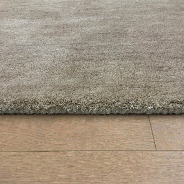 Rond wollen vloerkleed - Leone Grijs - 4