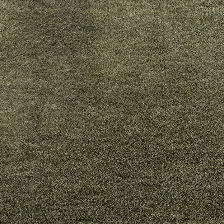 Rond wollen vloerkleed - Leone Groen - 2