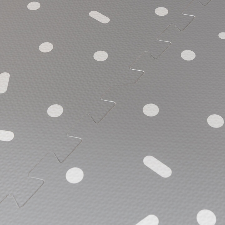 Foam Puzzelmat - Alfie XL Sprinkles Grijs  - 2