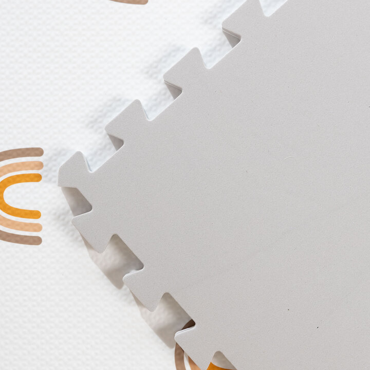 Foam puzzelmat - Alfie XL Rainbow Wit  - 6