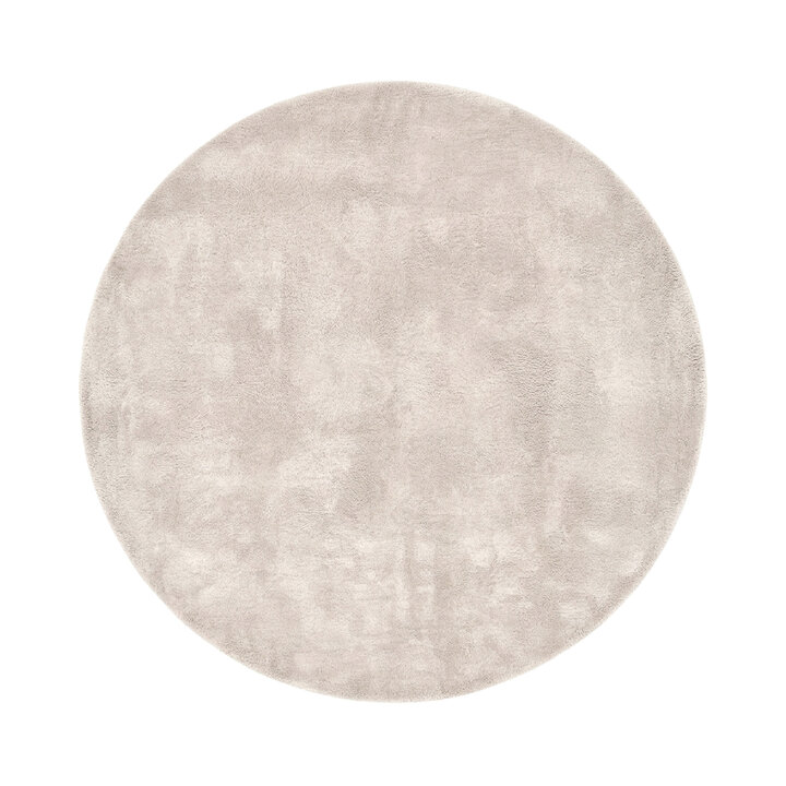 Rond wollen vloerkleed - Leone Wit - 1