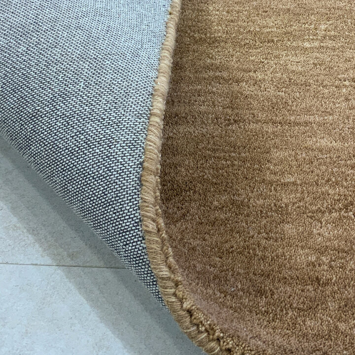 Rond wollen vloerkleed - Leone Taupe - 5