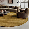 Rond wollen vloerkleed - Leone Goud - thumbnail