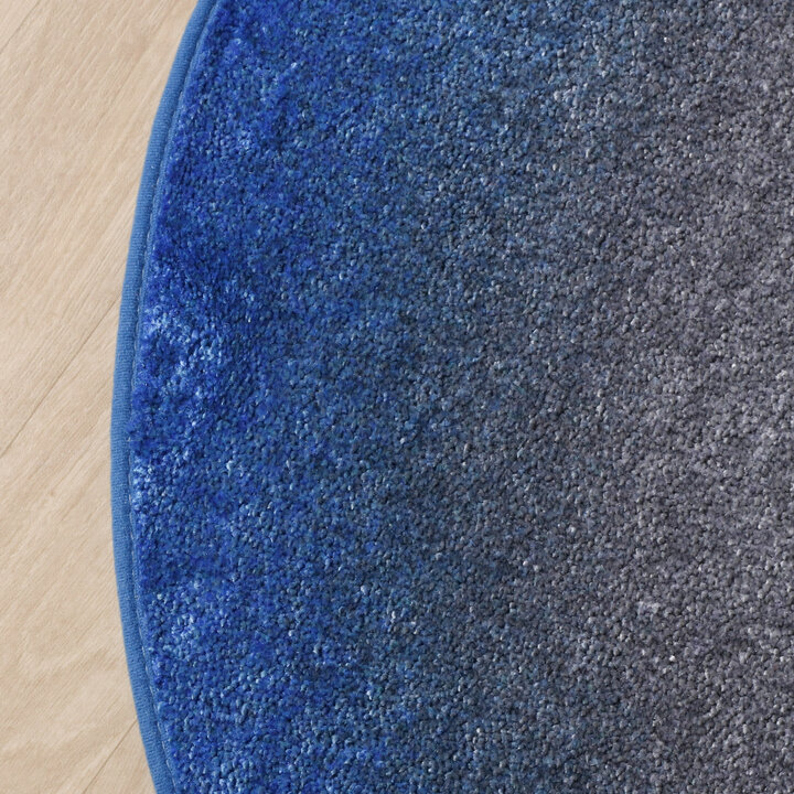 Organisch vloerkleed - Mellow Blauw - 4