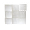 Foam puzzelmat - Alfie XL Stripes Grijs/Beige  - thumbnail 1