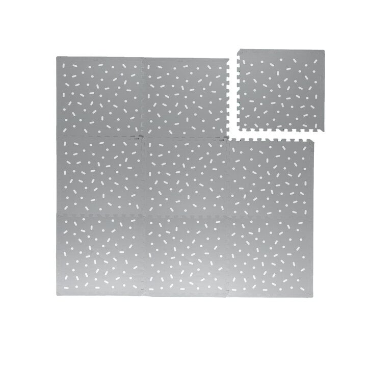 Foam Puzzelmat - Alfie XL Sprinkles Grijs  - 1
