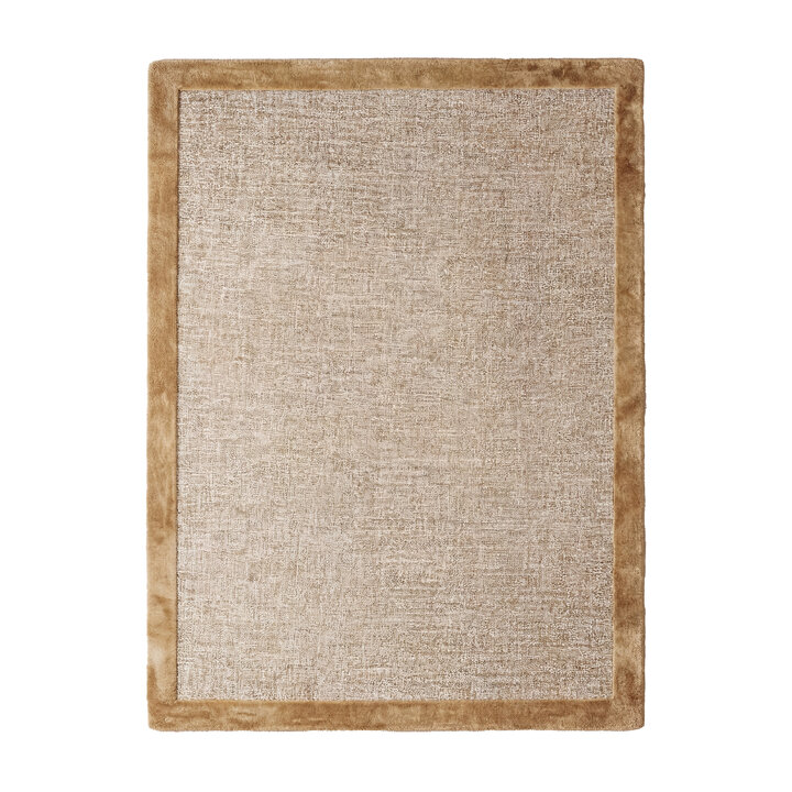 Laagpolig vloerkleed - Elena Border Bruin - 1