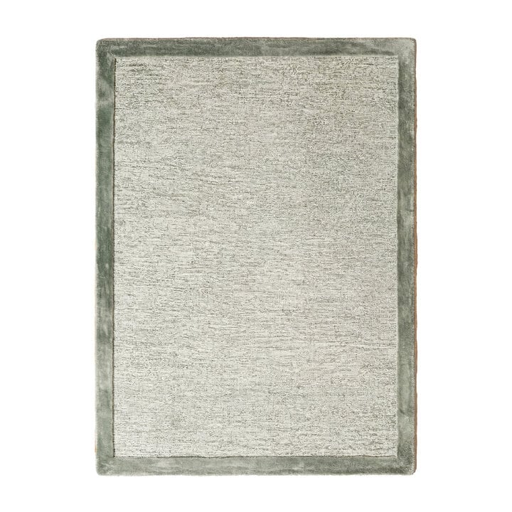 Laagpolig vloerkleed - Elena Border Groen - 1