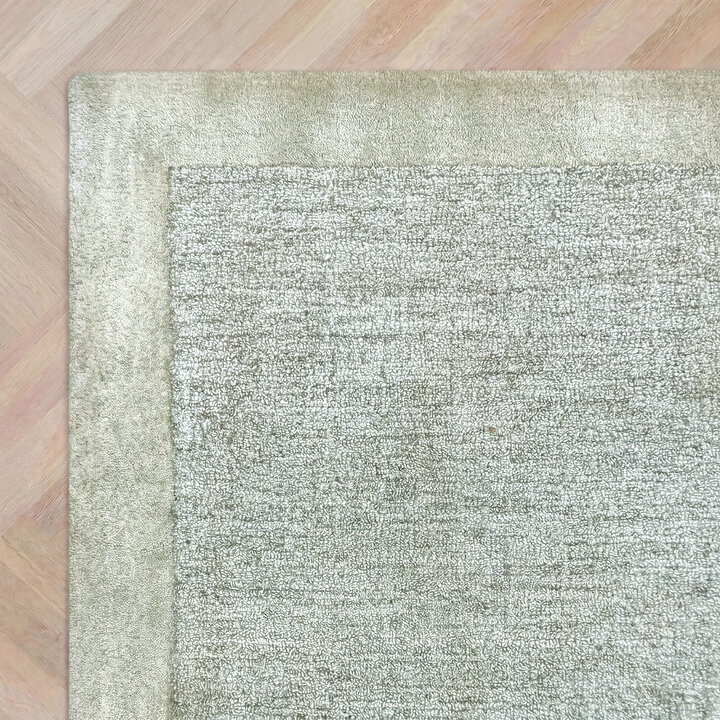 Laagpolig vloerkleed - Elena Border Groen - 4