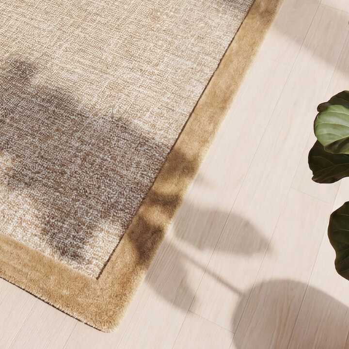 Laagpolig vloerkleed - Elena Border Bruin - 2