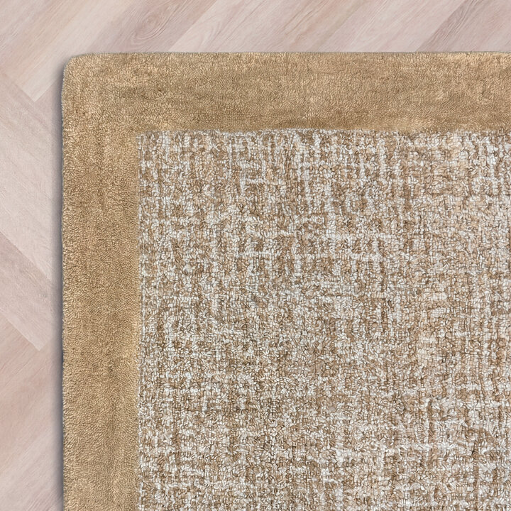 Laagpolig vloerkleed - Elena Border Bruin - 4