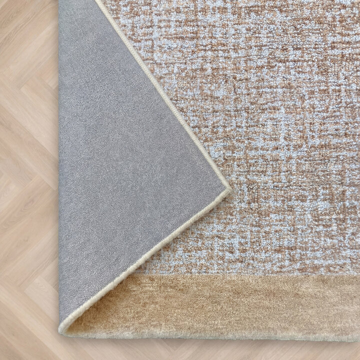 Laagpolig vloerkleed - Elena Border Bruin - 6