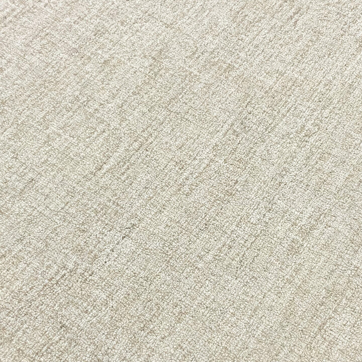 Rond vloerkleed laagpolig - Elena Border Taupe - 2